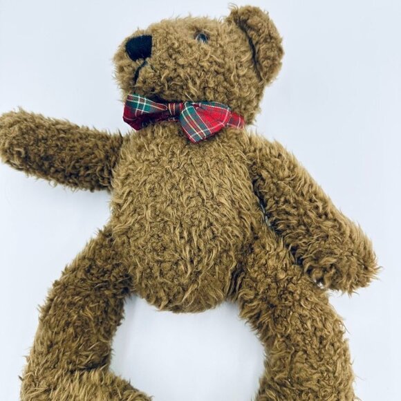 Vintage Giorgio Beverly Hills Plush 1997 Collectors Bear 12" Plaid Bowtie - Picture 2 of 6